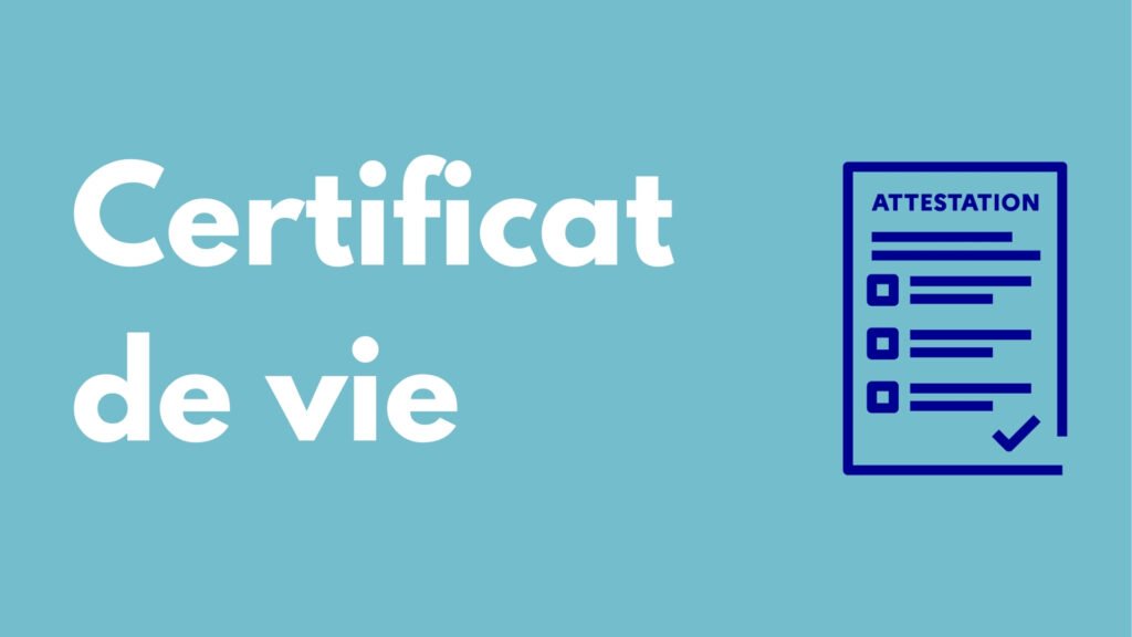 Certificat de vie