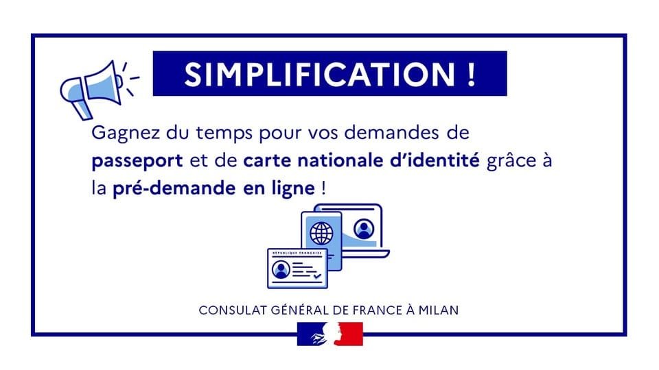 Simplification administrative : Pré-demande de vos pièces d’identité